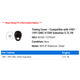 thumbnail image 2 of Timing Cover - Compatible with 1987 - 1991 GMC V1500 Suburban 5.7L V8 1988 1989 1990, 2 of 2