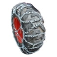 thumbnail image 1 of Tirechain Compatible With John Deere 3025E Ag R1 Rear 11.2-24 Duo Ladder Duo Ladder Tire Chains, 1 of 4