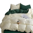 thumbnail image 5 of sunsanly Bed Sheet Quilt Cover Queen Size Comforter Set Super Soft Wear Resistant Friendly to Skin Pillow Case All-season Comforter Set, 5 of 7