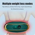 thumbnail image 3 of 1 unidad (verde) cinturón de masaje de compresión caliente de infrarrojo lejano dispositivo de Fitness para reducción de grasa-quemador de grasa abdominal dispositivos para bajar de peso Sailing Electrónica, 3 of 5
