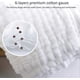 thumbnail image 3 of Baby Muslin Washcloths 10 Pack for Baby's Sensitive Skin, 6-Layer Cotton Bath Towel, Soft Newborn Ba, 3 of 3