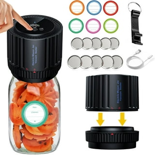 FUMAX Mason Jar Vacuum Sealer, Vacuum Sealer for Jars, Food Vacuum Sea –  FULUNS