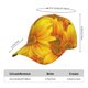 thumbnail image 2 of Fotbe 3D Sunflowers Gorro Clásico de Béisbol, Gorra Ajustable con Broche Snapback, Gorro de Exterior de Algodón Suave, 2 of 6