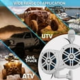 thumbnail image 5 of 5.25’’ Waterproof Rated Off-Road Speakers - 2-Way Marine Box Speaker System (White), 5 of 7