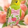 thumbnail image 6 of Tuvgenk Bird Flight Suit Diaper for Budgies Cockatiels, Soft Cotton Poop Pocket with Adjustable Straps for Outdoor, Size L Pink, 6 of 6