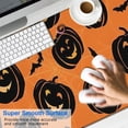 thumbnail image 2 of Long Mouse Pads for Desk,Halloween Black Pumpkins and Bats Desk Mats on Top Of Desks, Desk Mouse Pad Extra Large with 3mm Non-Slip Base and Stitched Edge for Gaming,Office,Work,Home 47.3"x23.6", 2 of 6
