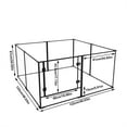 thumbnail image 4 of BingoPaw Acrylic Dog Playpen Fence Pet Clear Exercise Play Pen Whelping Box for Small Medium Large Dogs, 4 of 11
