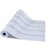 KFFKFF Peel and Stick Wallpaper, 17.7 x 472.4 inch Contact Paper with White Wood Texture, Waterproof Self-Adhesive Vinyl Roll for Easy Cleaning and Application, Ideal for Bedrooms, Kitchens