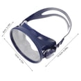 thumbnail image 2 of FUTUREORYY Wide Frame Unisex Swim Goggles Adult Ergonomic Protector in Dark Blue 15.5x12x8cm 1Pcs, 2 of 8