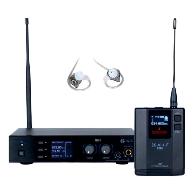 Sistema de monitoreo Krieg TR-60 + REC-6 inalambrico