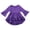 Purple, variant on Splozh Long Sleeve Shirts for Girls 12 18 24 Months 3T 4T 5T 6T Infant Toddler Solid Color Round Neck Shirt Stylish Blouse with Ruffled,Pink,3-4 Years