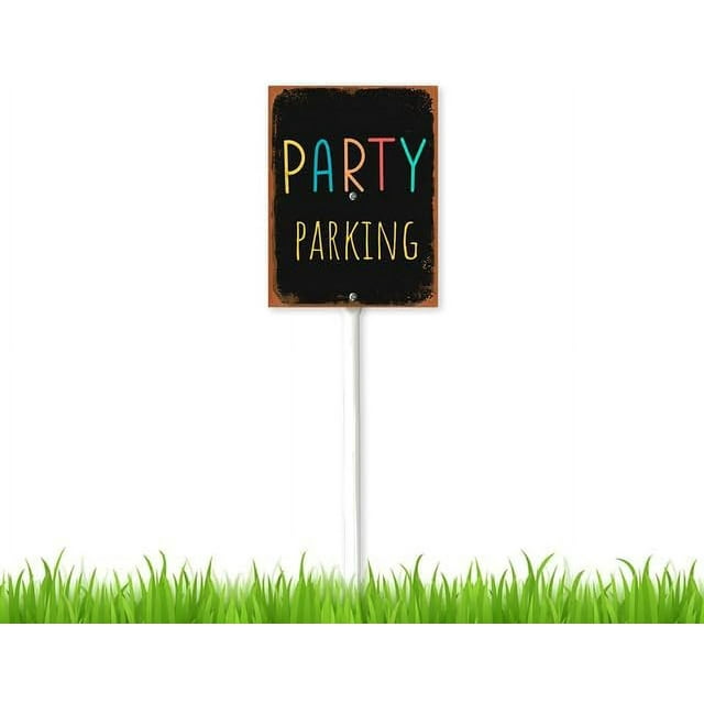 Letrero de bienvenida para fiesta de 8 x 12 pulgadas, ideal para baby shower o cumpleaños, decoración de jardín, fiesta de graduación, juego de 1