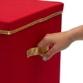 thumbnail image 6 of Simplify Polyester 27 Count Large Ornament Storage Box with See Through Window, Red, 6 of 10