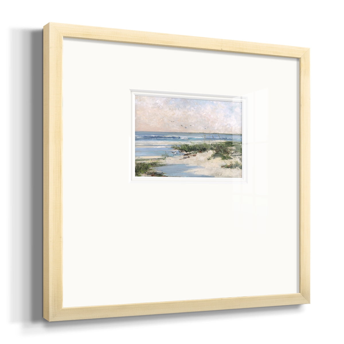 Soft Morning SeaPremium Framed Print