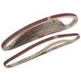 thumbnail image 1 of 3/8" x 21"(9mm x 533mm) Sanding Belt 240 Grit Aluminum Oxide 12pcs, 1 of 4
