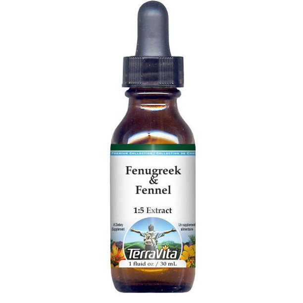 Fenugreek & Fennel Glycerite Liquid Extract (15) No Flavor (1 oz