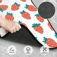 thumbnail image 3 of Fuzoiu Strawberries Print Carpet Floor Mats for Car,Car Foot Mat Set,Universal Fit 4 Piece Mat Pad Set,Fits Most Cars Trucks Vans Sedans SUV Auto Carpet Mat Se, 3 of 7