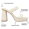 thumbnail image 2 of Journee Collection Womens Jaell Multi Strap Covered Block Heel Platform Sandals, 2 of 6