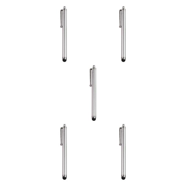 Seitruly Bolígrafos capacitivos Bolígrafo de pantalla táctil Lápiz óptico ligero de alta flexibilidad con clip Útiles escolares de Type2 NO2