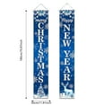 thumbnail image 2 of Christmas Banner Blue Christmas Porch Banner Merry Christmas Door Decorations for Blue Holiday Xmas Party, Christmas Decor, 2 of 2