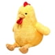 thumbnail image 5 of Juguete de peluche de pollo, suave, para decoración de dormitorio, adorable pollo de peluche. Amarillo, 5 of 9
