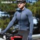 thumbnail image 2 of INBIKE - Maillot de ciclismo para hombre, chaqueta térmica de manga larga de forro polar para ciclismo de montaña, ropa de ciclismo con 3 bolsillos traseros, 2 of 5