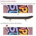 thumbnail image 2 of Easter Skateboard Grip Tape Stickers Pack of Two - Emery Surface, PVC Backing, 8.8x32.6in/22.4x83 cm., 2 of 5