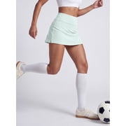 RUNNING GIRL Women’s High Waisted Tennis Skort with Built In Shorts — $20.39 (15% off)