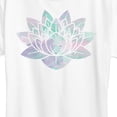 thumbnail image 3 of Instant Message - Watercolor Lotus - Women's Short Sleeve Graphic T-Shirt, 3 of 6