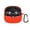 Red, variant on GadgetCom For JBL Tune Beam Shockproof Earbud Case with Carabiner, Black