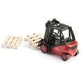 thumbnail image 3 of Linde Forklift Truck Red with 2 Pallet Accessories 1/50 Diecast Model by Siku, 3 of 6