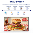 thumbnail image 5 of 32" Digital Signage Disply, 2000nits High Brightness Ads Display, Slim Fit Frameless Wall Mount Digital Signage, CMS Publish, 24/7 Working, Smart Split-Screen, HDMI/USB/WiFi/Android OS | | 360SPB®, 5 of 8