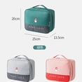 thumbnail image 3 of Kit Médical d'Urgence Multifonctionnel Portable Grande Capacité Étui de Rangement Rose/vert/gris, 3 of 9