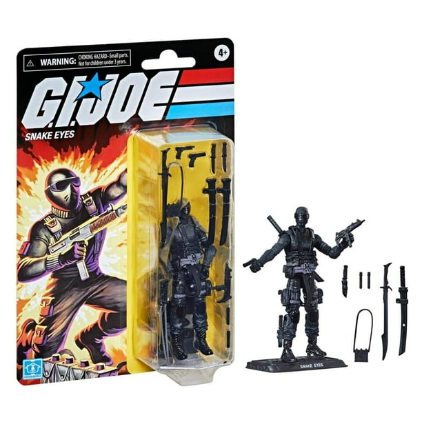 Figura Snake Eyes Hasbro Gi Joe Pulgadas Bodega Aurrera en