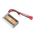 thumbnail image 1 of RC Racing Truck Battery, 2S 25C Overcharge Protection RC Truck LiPo Battery with T Plug for Q901, 1 of 7