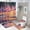 style-1301, variant on Shower Curtain 4 Piece Sets Beach with Palm Trees Sunset with Non-Slip Rugs Toilet Lid Cover And Bath Mat Shower Curtain Set Sunset Beach 12 Hooks for Bathroom Decor Sets 72inch X 72inch