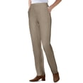 thumbnail image 3 of Woman Within Plus Size Straight Leg Elastic Waist Stretch Fineline Denim Jean (Petite & Tall Available), 3 of 6