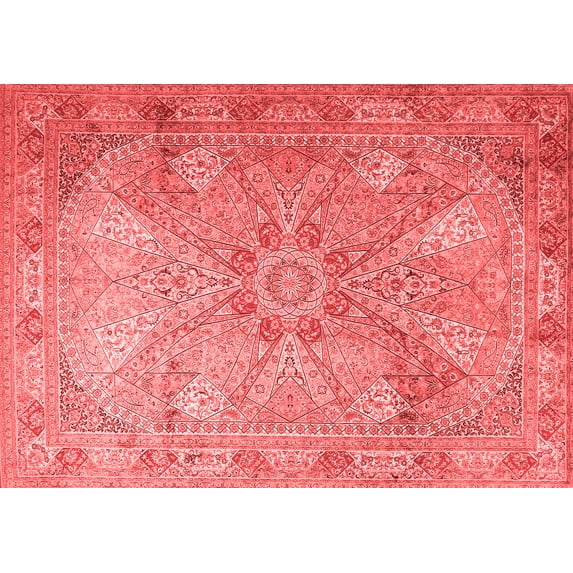 Ahgly Company Indoor Rectangle Persian Red Traditional Area Rugs, 5' x 8'