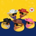 thumbnail image 3 of Osdhezcn Duck Figurine With Black Cowboy Hat Practical Swimming Pool Companion For Babies, 3 of 14