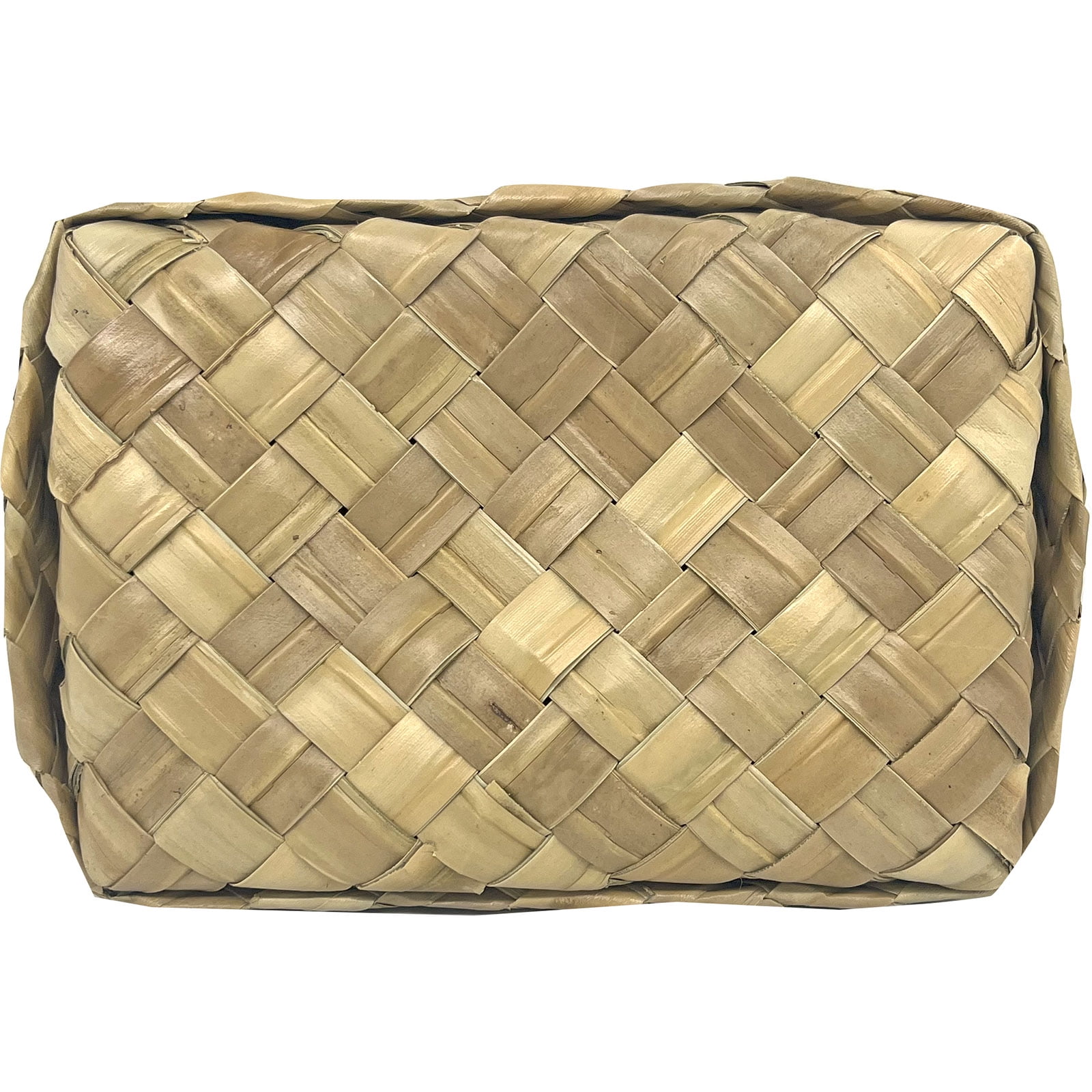 South Seas Native Treasures 3" x 5" x 7" Basket Lauhala, 1 Each