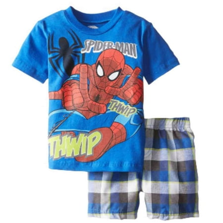 

Marvel Infant Boys 2 Piece Ultimate Spider-Man T-Shirt & Plaid Shorts 24m