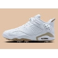 thumbnail image 1 of Ni - ke Ni - ke Air Jordan 6 Retro G White Khaki Tan DV1376-100 sz 8 Men's Golf, 1 of 5