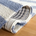 thumbnail image 5 of SAFAVIEH Vermont Yasmin Plaid Area Rug, Ivory/Blue, 6' x 6' Square, 5 of 8