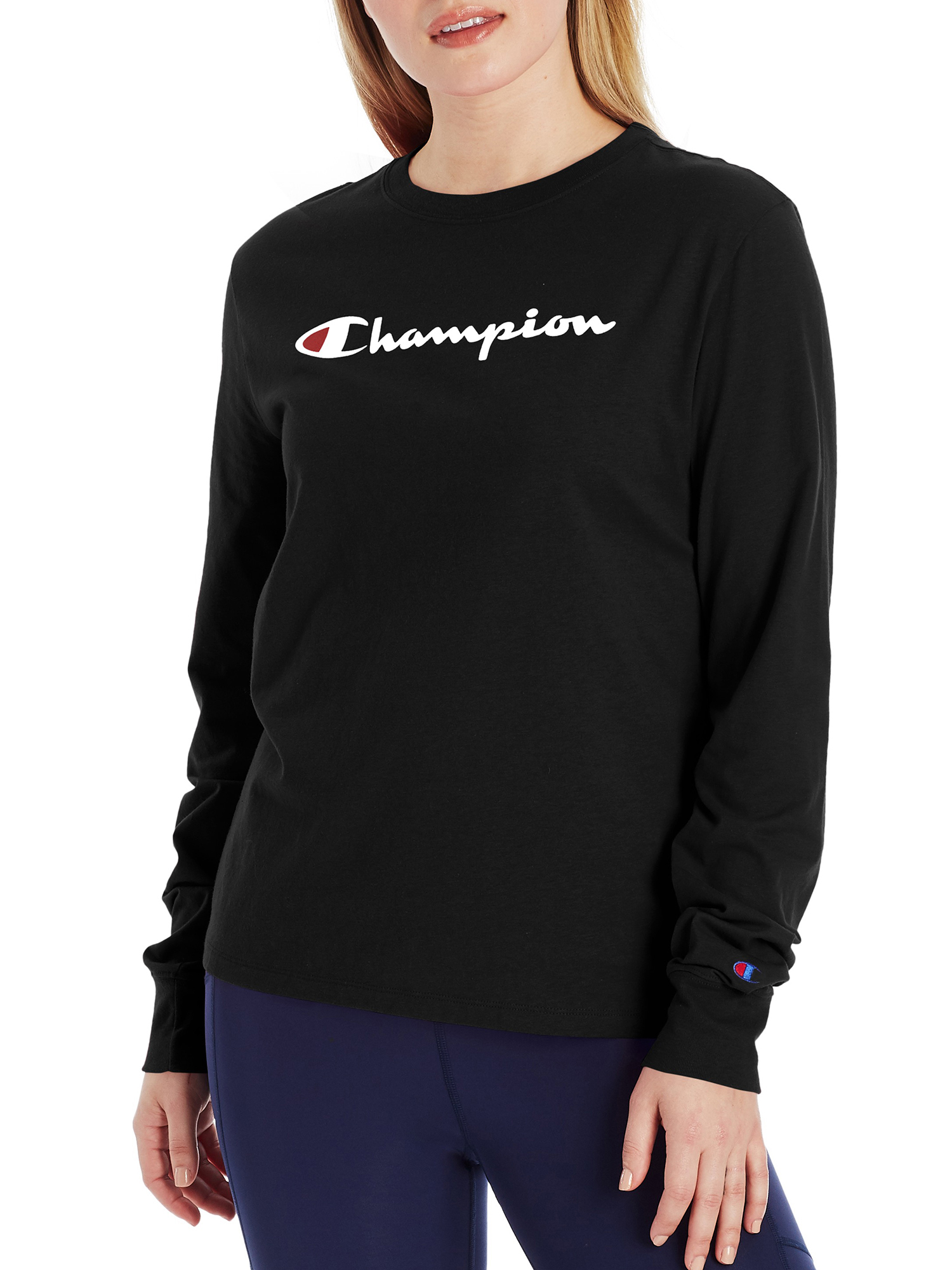 black champion women's sweatshirt