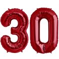 thumbnail image 2 of Tellpet Rojo Número 30 Globos, 40 Pulgadas Tellpet Tellpet, 2 of 2