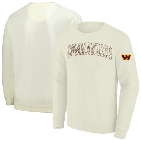 Men's Profile Cream Washington Commanders Big & Tall Fleece Sweatshirt