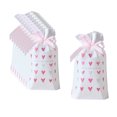 thumbnail image 1 of Laklulu 50 piezas Bolsas de dulces navideños Bolsas para golosinas navideñas Bolsas de regalo de plástico con cordón Bolsas para golosinas navideñas, 1 of 5