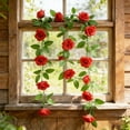 thumbnail image 6 of Artificial Flowers,The 230cm Branches Of 9 Rose Strips Are Usually Flexible And Bendable And The Angle Of Flowers And Leaves Can Also Be Manually Adjusted According To Needs., 6 of 9