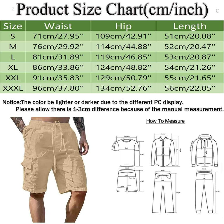Bysome Shorts Mens Casual Summer Pant Solid Color Painting Loose