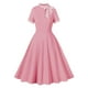 thumbnail image 1 of Vestido Corto de Verano, Malla de Manga Corta Bordado Pastel Retro para el Desgaste Casual, Fiesta Y Primavera, 1 of 6